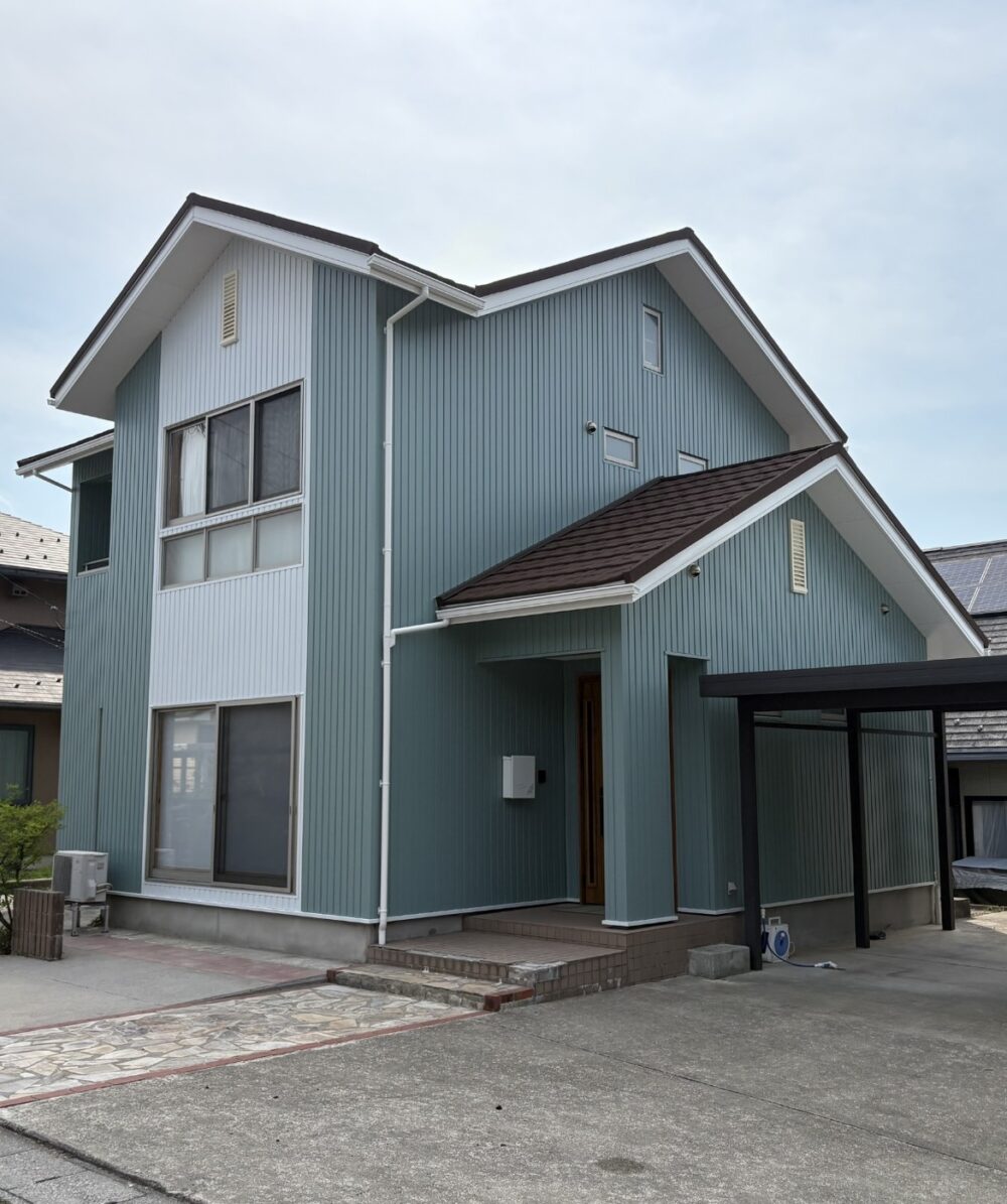 富山県魚津市にて外壁工事を施工いたしました！